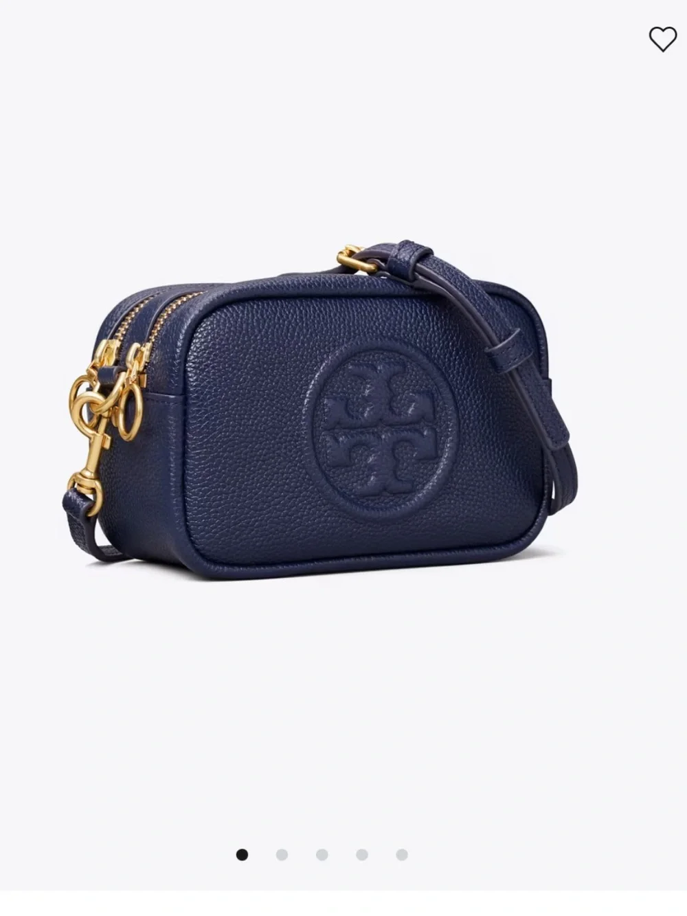Tory Burch Navy PERRY BOMBÉ MINI BAG crossbody purse